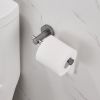 Toilet Paper Holder Gun Grey Thicken Space Aluminum Toilet Roll Holder for Bathroom; Kitchen; Washroom Wall Mount