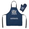 [Personalization Only] Official NFL Cowboys Personalized Apron and BBQ Mitt Set