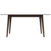 Mary Modern Style Solid Wood Rectangular Dining Kitchen Table